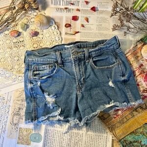 American Eagle distressed boyfriend shorts